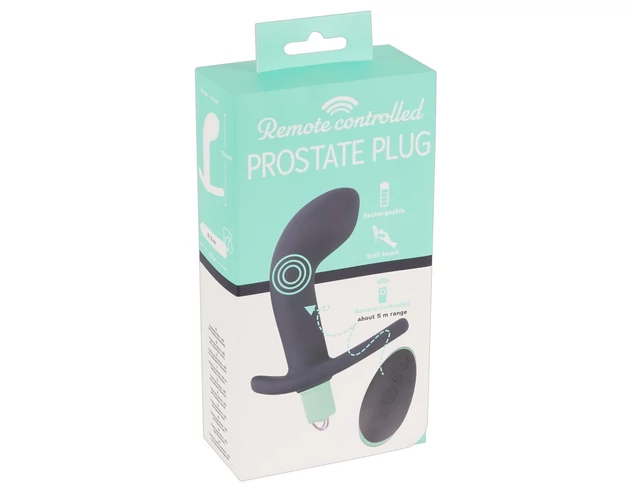 You2Toys Prostate Plug - akkus, rádiós prosztatavibrátor (fekete)