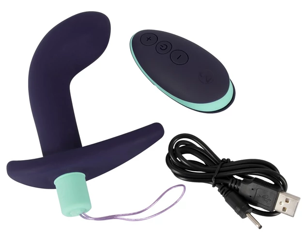 You2Toys Prostate Plug - akkus, rádiós prosztatavibrátor (fekete)