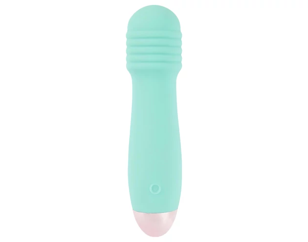 Cuties Mini Wand - akkus, mini masszírozó vibrátor (zöld)