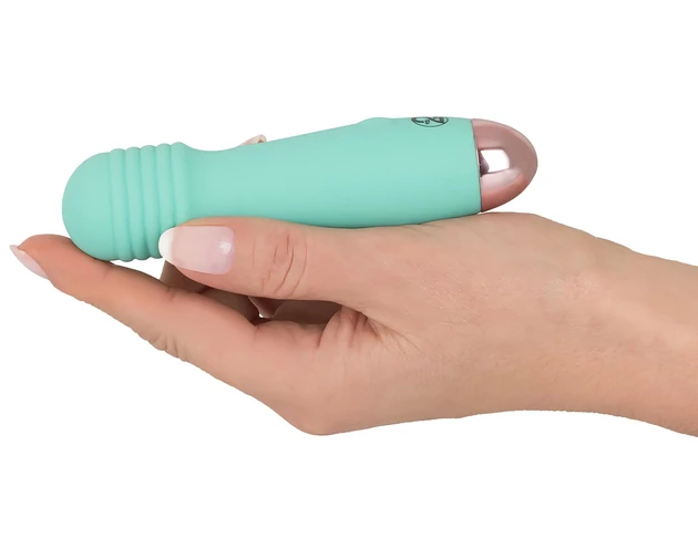 Cuties Mini Wand - akkus, mini masszírozó vibrátor (zöld)