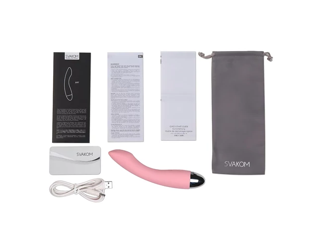 Svakom Amy - akkus, G-pont vibrátor (pink)