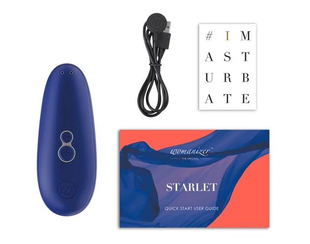 Womanizer Starlet 2 - akkus, vízálló mini csiklóizgató (kék)