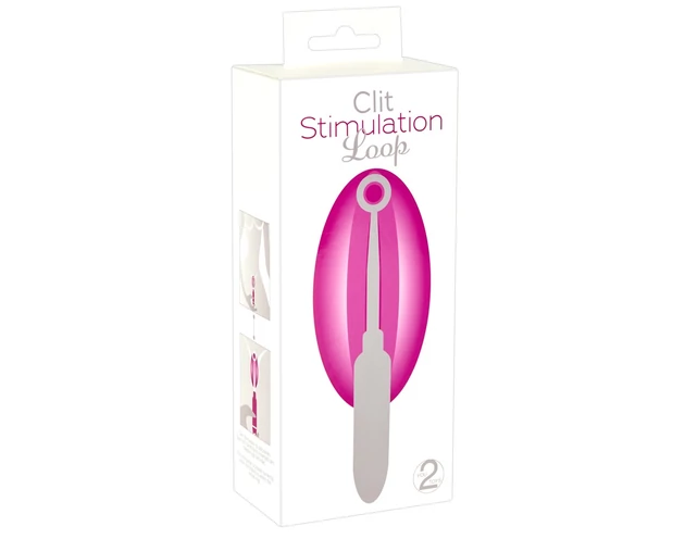 You2Toys Loop - fém csiklóvibrátor (ezüst-pink)