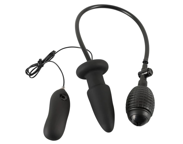 You2Toys - pumpálható anál tágító vibrátor (fekete)