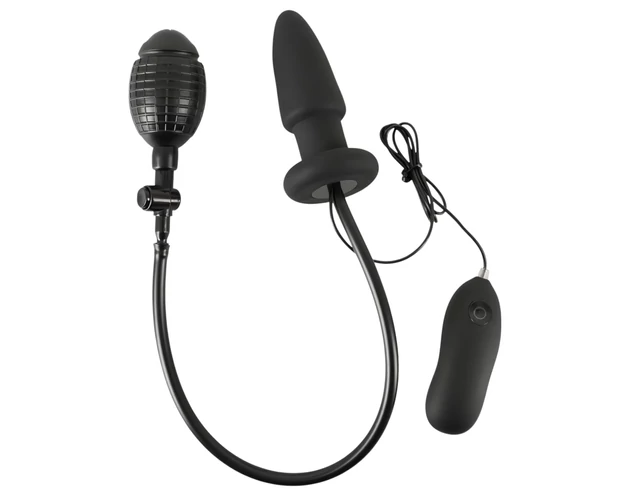 You2Toys - pumpálható anál tágító vibrátor (fekete)