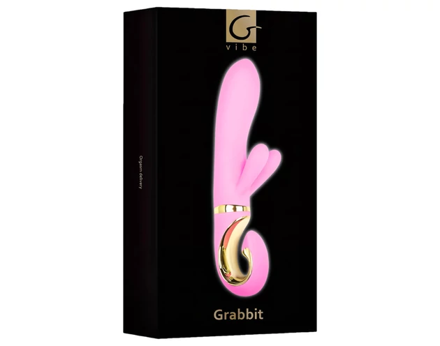 G-Vibe GRabbit - akkus, 3 motoros G-pont vibrátor (pink)