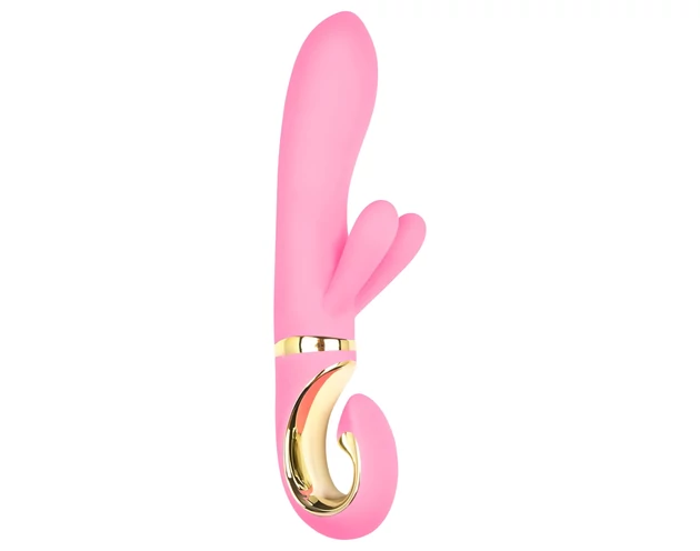 G-Vibe GRabbit - akkus, 3 motoros G-pont vibrátor (pink)