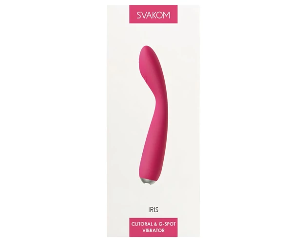 Svakom Iris - akkus, vízálló G-pont vibrátor (piros)