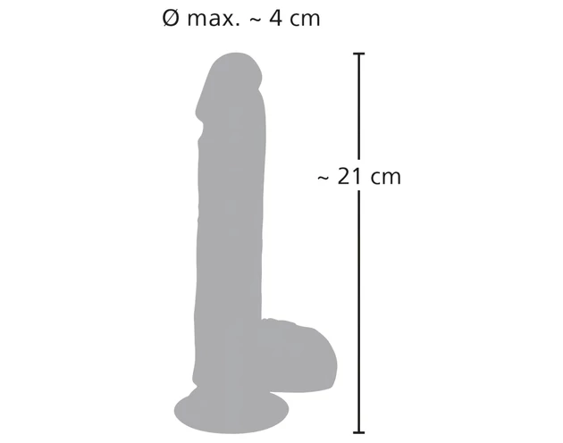 Medical Thrusting - tapadókorongos, lökő-forgó vibrátor (natúr)