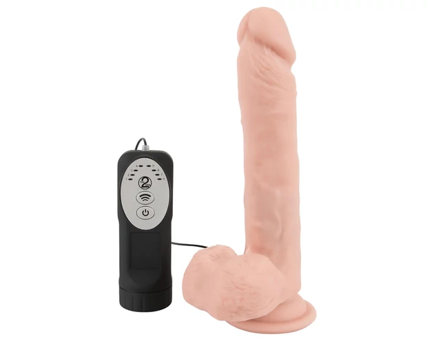 Medical Thrusting - tapadókorongos, lökő-forgó vibrátor (natúr)