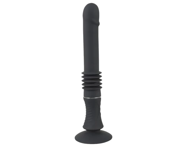 You2Toys Fucking Machine - tapadókorongos lökő vibrátor (fekete)