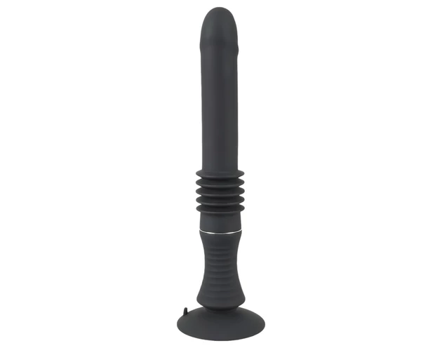 You2Toys Fucking Machine - tapadókorongos lökő vibrátor (fekete)