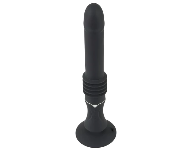 You2Toys Fucking Machine - tapadókorongos lökő vibrátor (fekete)