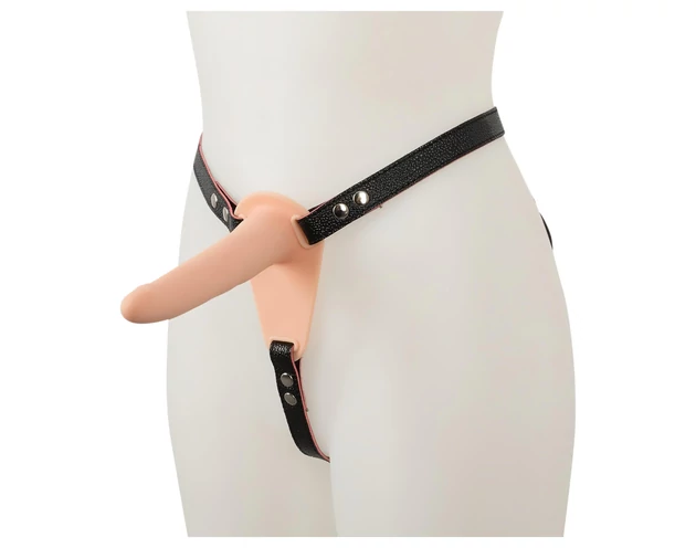 You2Toys - Strap-On - akkus, felcsatolható vibrátor (natúr)