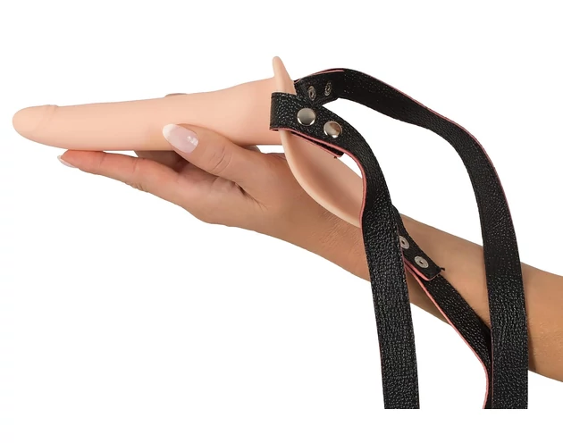You2Toys - Strap-On - akkus, felcsatolható vibrátor (natúr)