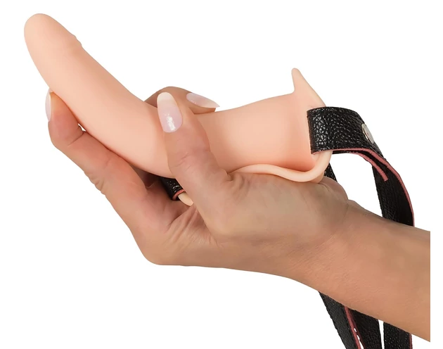 You2Toys - Strap-On - akkus, felcsatolható vibrátor (natúr)