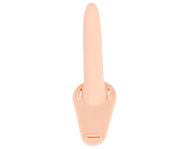 You2Toys - Strap-On - akkus, felcsatolható vibrátor (natúr)