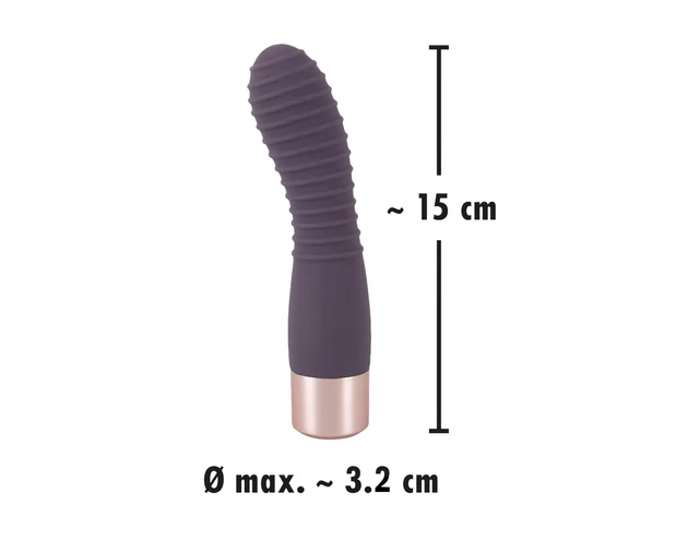 You2Toys Elegant Flexy - akkus, redős G-pont vibrátor (lila)