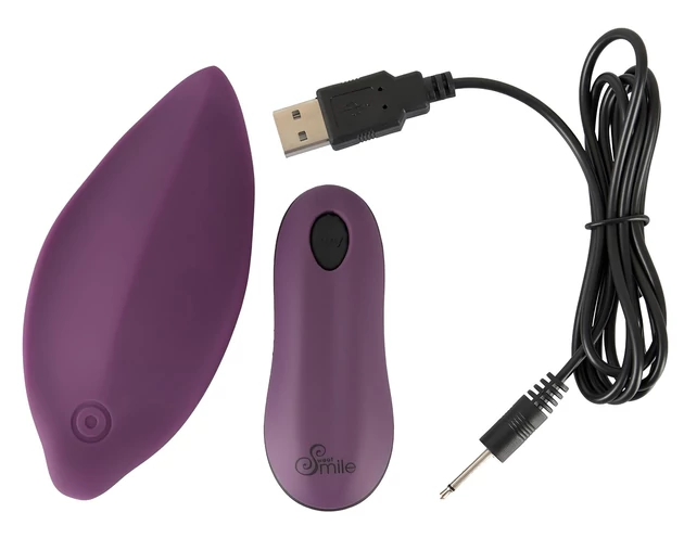 SMILE Panty - akkus csikló vibrátor (lila)