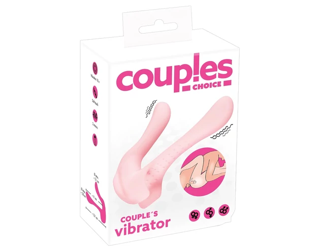 Couples Choice - 2 motoros párvibrátor (rózsaszín)