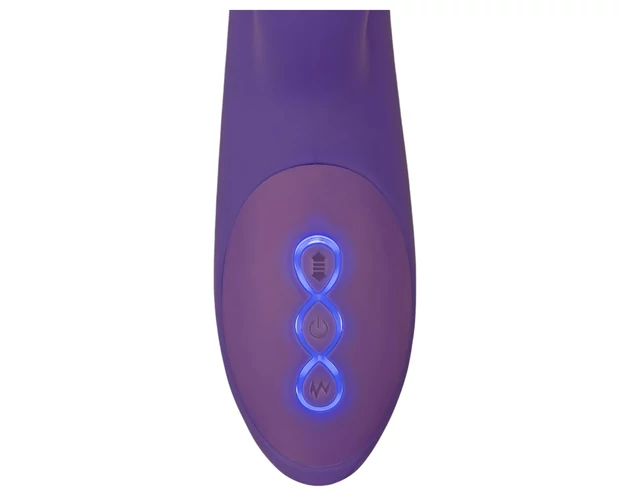 Smile Pearl - gyöngyös lökő vibrátor (lila)