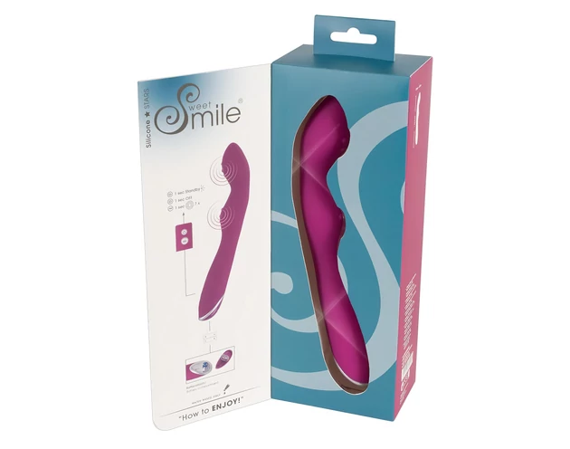 SMILE - flexibilis A és G-pont vibrátor (pink)