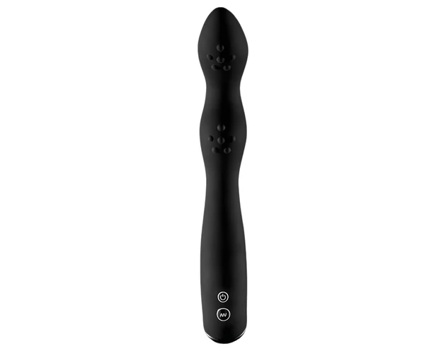 Rebel P-Spot - 2 motoros prosztata vibrátor (fekete)