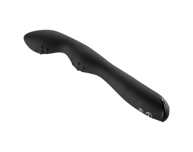 Rebel P-Spot - 2 motoros prosztata vibrátor (fekete)