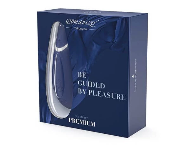 Womanizer Premium - vízálló csiklóizgató (királykék)