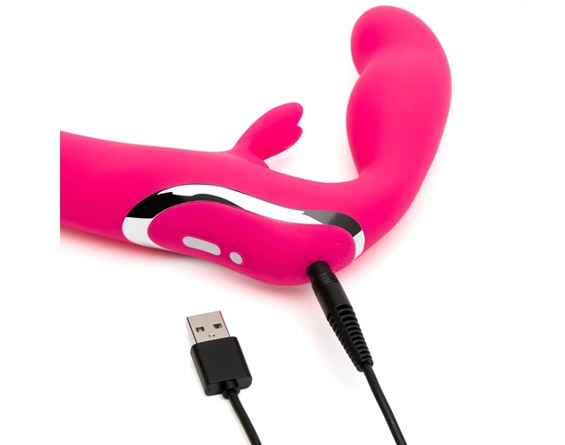 Happyrabbit Strapless - felcsatolható vibrátor (pink)