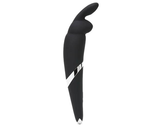 Happyrabbit Wand - akkus, masszírozó vibrátor (fekete)