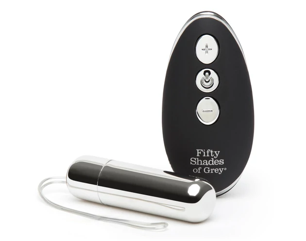 A szürke ötven árnyalata Relentless - minivibrátor (ezüst-fekete)