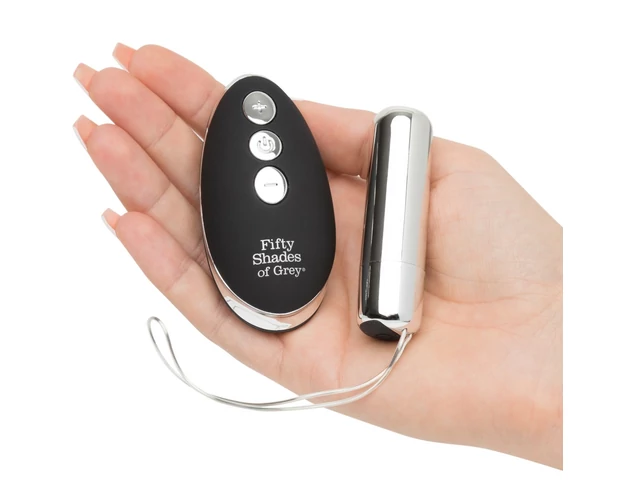 A szürke ötven árnyalata Relentless - minivibrátor (ezüst-fekete)