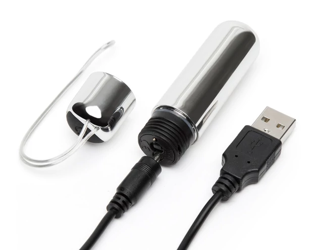 A szürke ötven árnyalata Relentless - minivibrátor (ezüst-fekete)