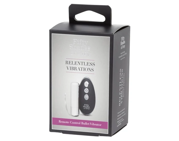 A szürke ötven árnyalata Relentless - minivibrátor (ezüst-fekete)