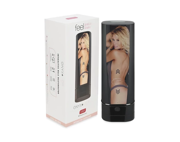 Kiiroo Onyx+ Jessica Drake - interaktív maszturbátor (fekete)