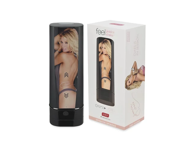 Kiiroo Onyx+ Jessica Drake - interaktív maszturbátor (fekete)