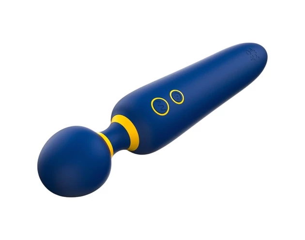ROMP Flip Wand - akkus, vízálló masszírozó vibrátor (kék)