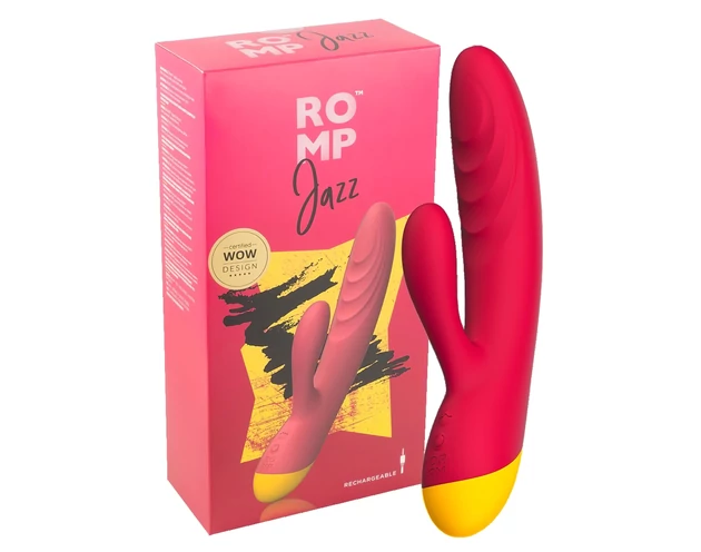ROMP Jazz - vízálló csiklókaros G-pont vibrátor (pink)