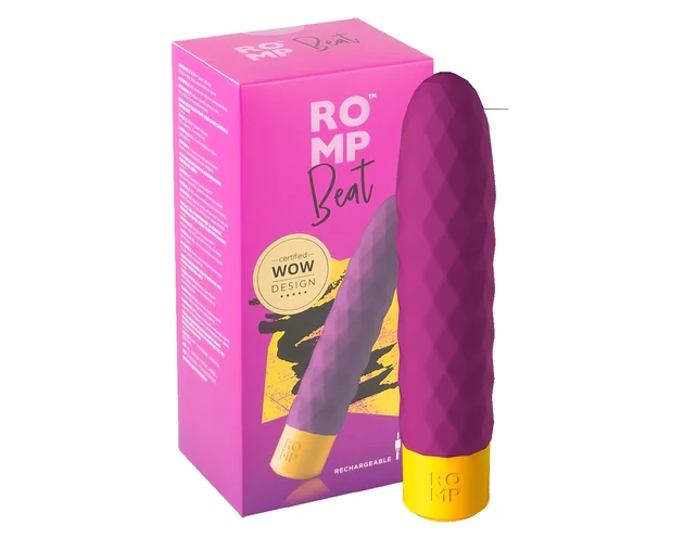 ROMP Beat - akkus, vízálló rúd vibrátor (lila)
