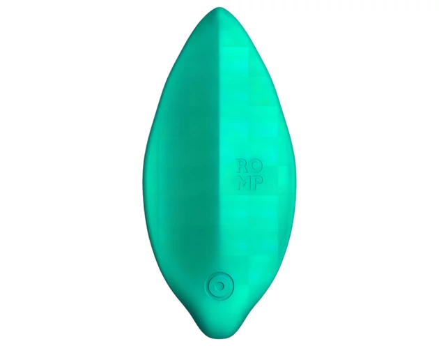ROMP Wave - akkus, vízálló csikló vibrátor (zöld)