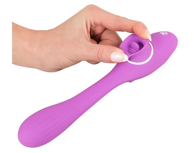 You2Toys 2 Function Vibe - akkus 2in1 vibrátor (lila)