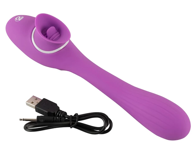 You2Toys 2 Function Vibe - akkus 2in1 vibrátor (lila)