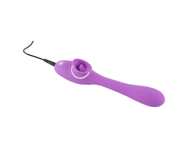 You2Toys 2 Function Vibe - akkus 2in1 vibrátor (lila)