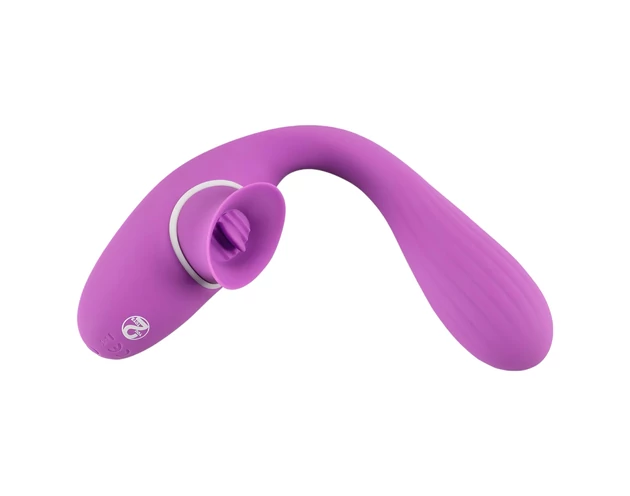 You2Toys 2 Function Vibe - akkus 2in1 vibrátor (lila)