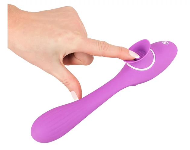You2Toys 2 Function Vibe - akkus 2in1 vibrátor (lila)