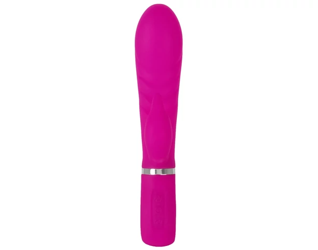 XOUXOU - akkus, csiklókaros, bordás vibrátor (pink)