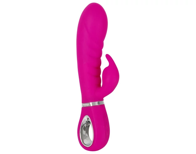 XOUXOU - akkus, csiklókaros, bordás vibrátor (pink)