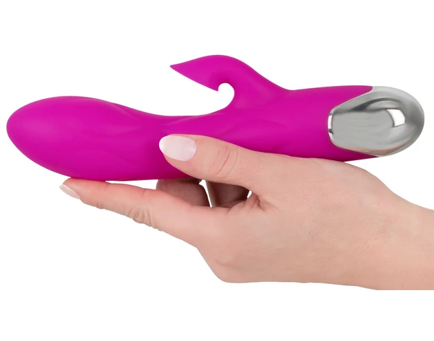 XOUXOU - akkus, csiklószívós G-pont vibrátor (pink)