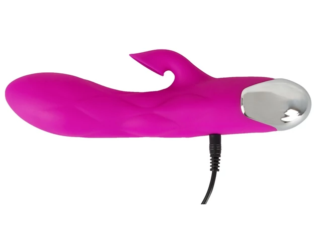 XOUXOU - akkus, csiklószívós G-pont vibrátor (pink)
